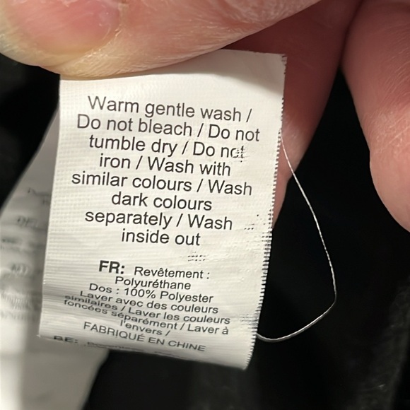 New Look Womens Pants Black Faux Leather Pleated Pleather Slacks Trousers Size 6 - Picture 13 of 15